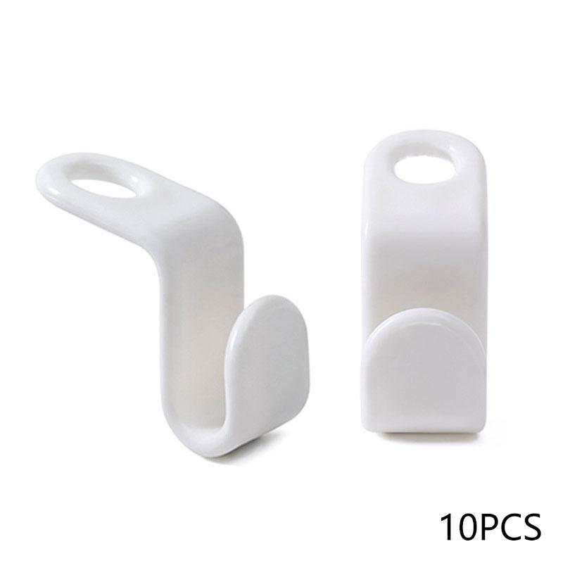 10/20 шт. пластиковый органайзер для гардероба, компактные крючки, вешалка, соединительная пряжка