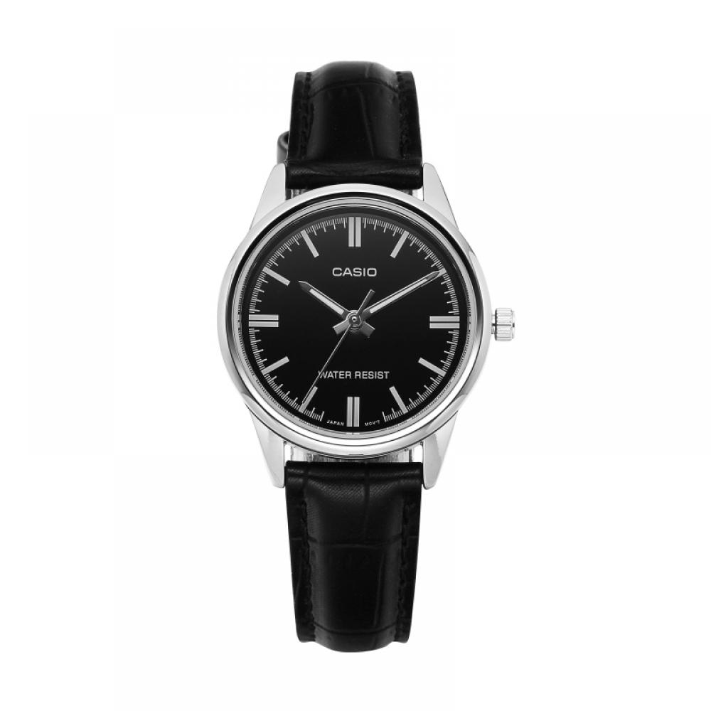 Casio Ltp V005l 1audf  Ltp V005l 1a  Аналоговые Студенческие Женские Кожаные Часы
