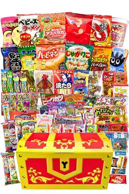 Сладостей и всего 67 штук Treasure Box Dagashi Set Sachet Sweets Present Gift Party Birthday Event Party Party Welcome Party RBR67 [Ассортимент