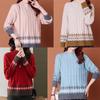 Autumn Winter New Half Height Collar Elegant Women's Knitting Pullover Sweater Fashion Comfortable Casual Femme Jumper Sweater
