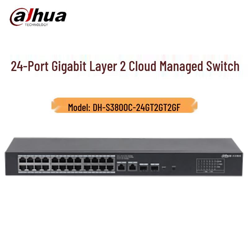 Dahua 24-Port Gigabit Layer 2 Cloud Managed Switch