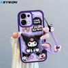 KEYSION Противоударный чехол для OPPO A6 Pro 5G со шнурком Мягкий силиконовый милый 3D мультяшный чехол на заднюю панель телефона для OPPO A6 Pro
