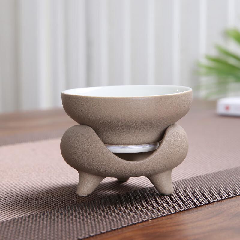 Cha Xun Stone Glaze Ceramic Sancai Gaiwan