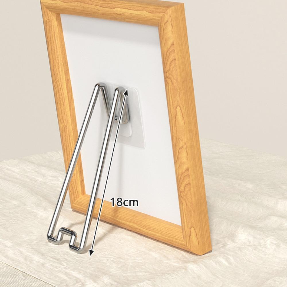 2pcs Back Support Picture Frame Back Bracket Metal Easel Back Support Photo Frame Stand