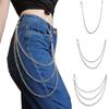 Punk Style Multi-Layer Hip-Hop Waist Chain with European and American Fashion Influence
