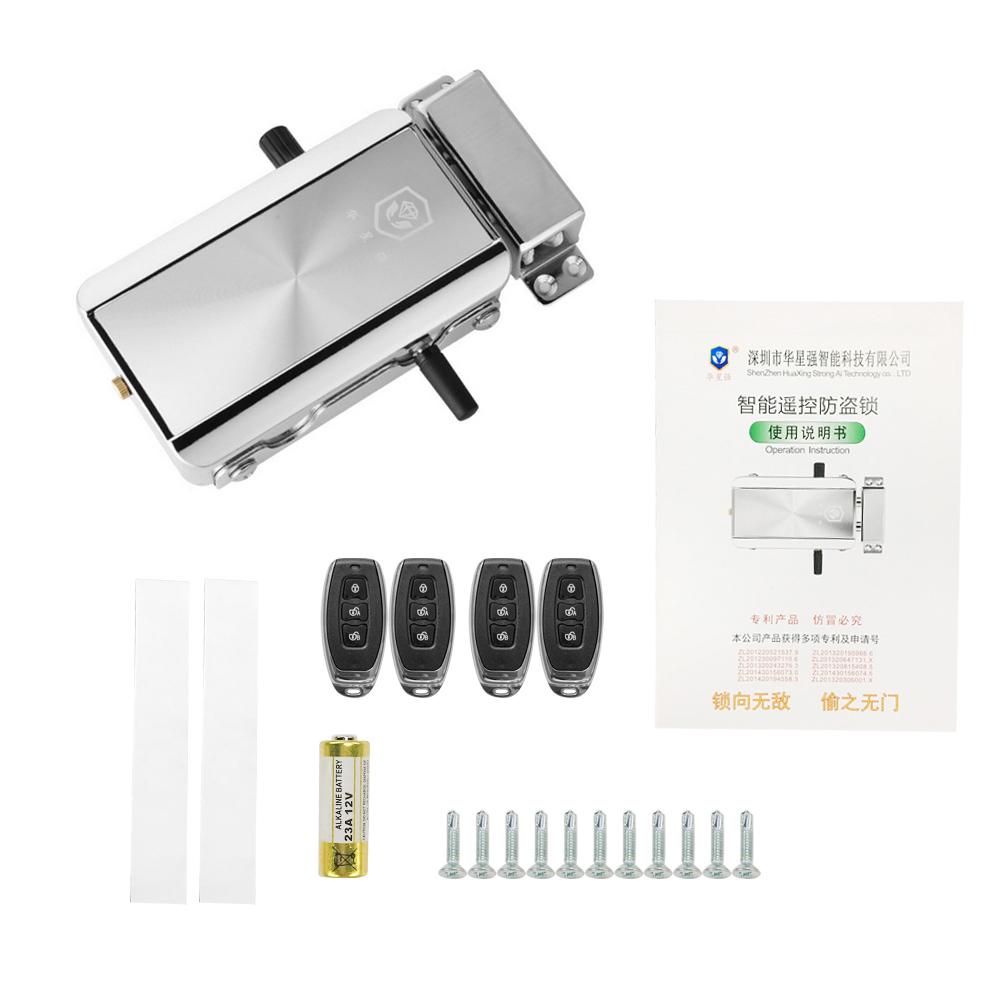 Комплект интеллектуального дверного замка, интеллектуальный беспроводной пульт дистанционного управления, вход без ключа, электронный замок, защита от кражи