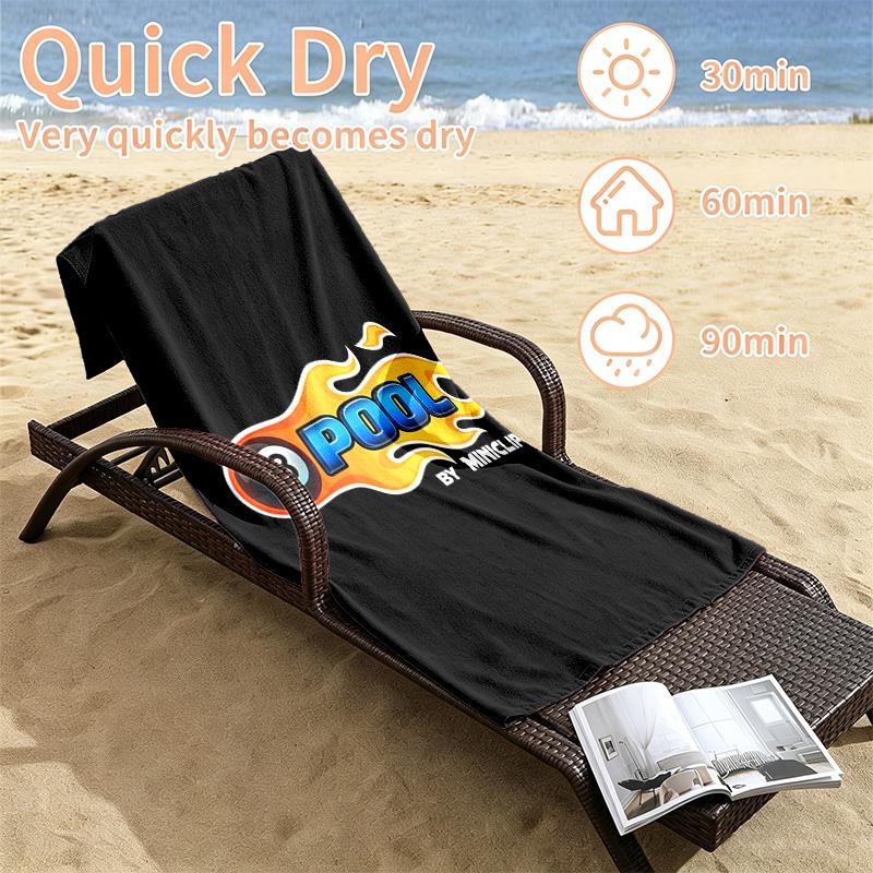 8ball Beach towels also serve as bath towels summer essential a musthave for the outdoors the beach and the pool