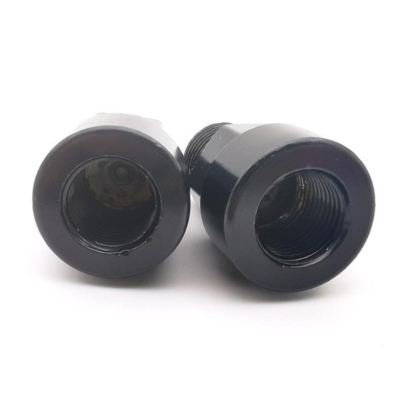 Bicycles Pedals Extenders Adaptors Light weight Black Bike Pedals Converter for Various Terrain Use