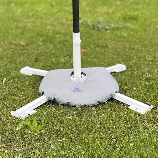 Подставка для пляжного зонта, прочное металлическое основание для зонта от солнца, устойчивое к погодным условиям, складное, регулируемое, портативное, держатель для зонта на открытом воздухе, на террасе и рынке