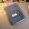 Custom Logo American Retro A5 Notebook High-Value Mini Style Loose-Leaf Planner 100 Inner A3 Student Diary Denim Inspired Design