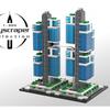 Строительные блоки landmark Шэньчжэньский Небесный Город: Развивающая игрушка для сборки