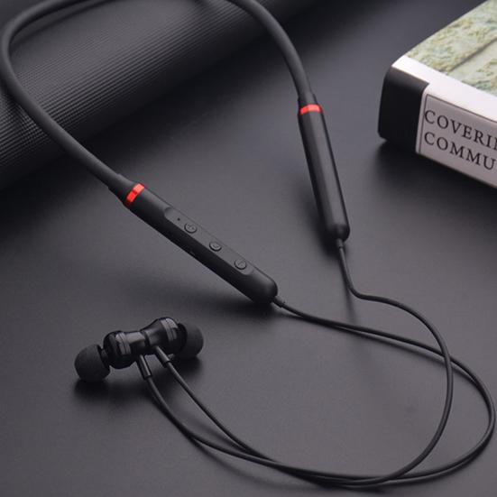 Bluetooth-совместимая магнитная беспроводная гарнитура-ожерелье handsfree для четких звонков, спортивная стерео-гарнитура