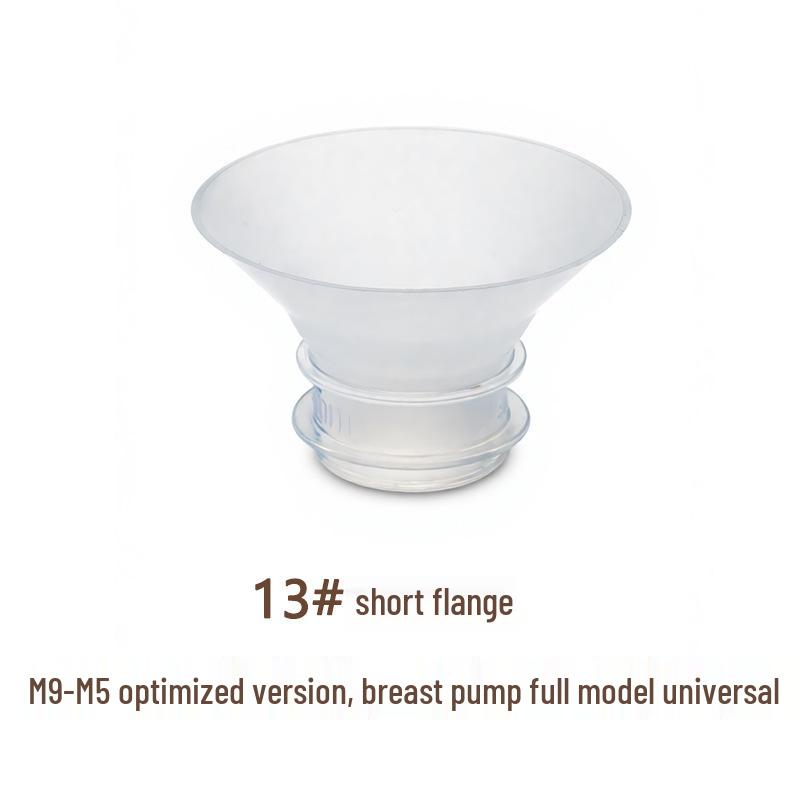 Short Flange Breast Pump Horn Cover Nipple Reducer Converter (M9-M5) Optimized Version