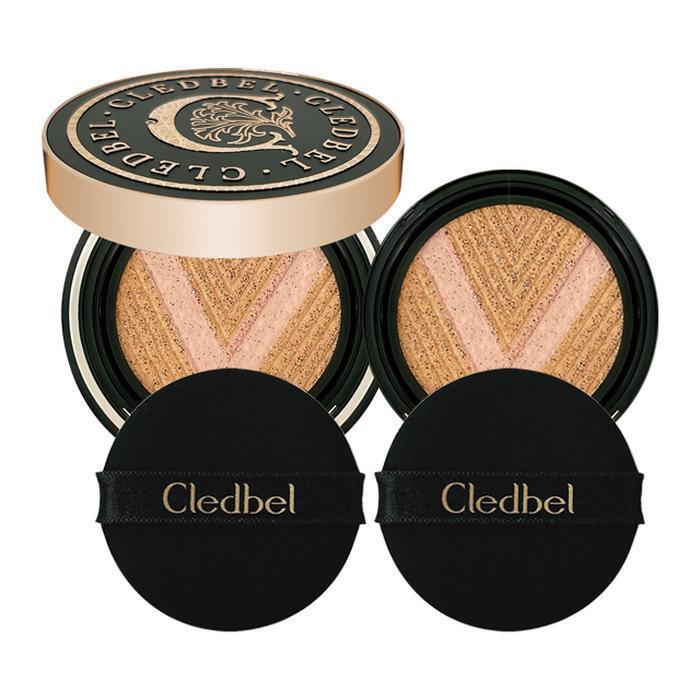 Cledbel Cushion V Close-fitting Glow Power Lift No. 21 Black Product + Refill (23604133)