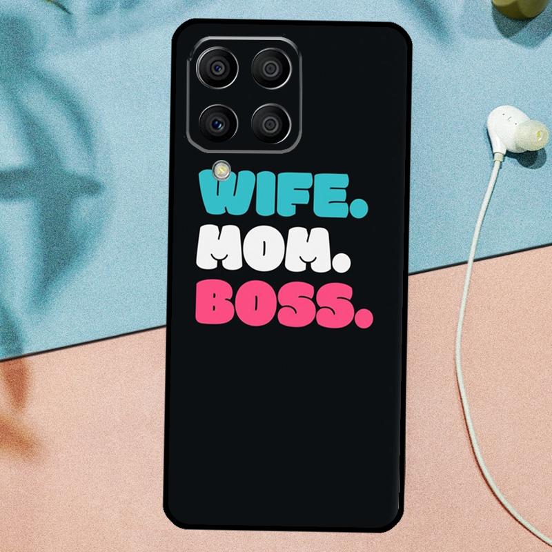 Цитаты для жены, мамы, начальницы для чехла Samsung Galaxy M33 M35 M55 M15 M12 M13 M14 M34 M54 M53 M21 M31 M11 M32 M52 M06 M16