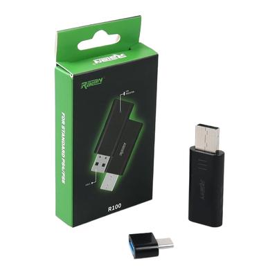 Беспроводной адаптер Bluetooth-контроллера для PS4/PS5/PS5 Edge/Switch Pro/Switch/Switch Lite/ПК/Android TV Box/Steam (Включает разъем OTG Type-C)