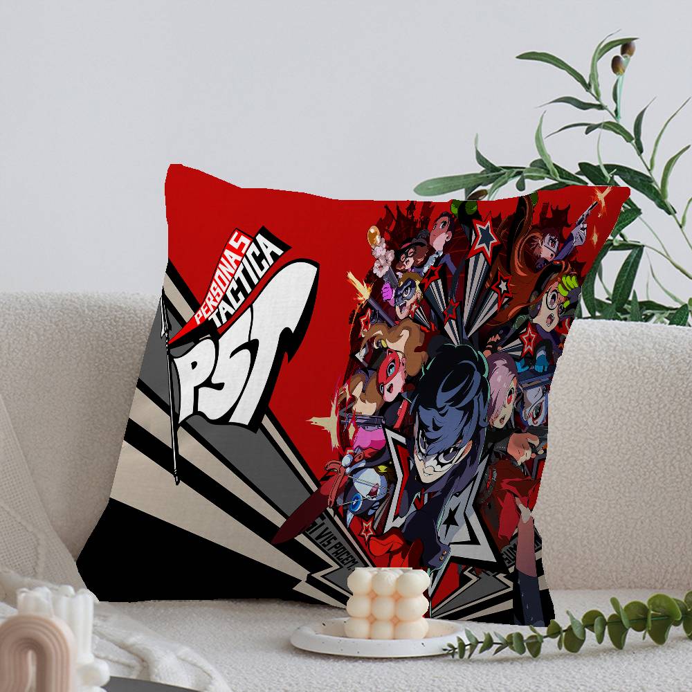 Persona 5 T-Tactica Наволочка Полиэстер Подушки для Дивана Декоративные Подушки-Пледы Украшение Дома Наволочка