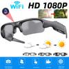 Новые Умные HD 1080P WIFI Спортивные Очки Защитные Солнцезащитные Очки Видеокамера Поляризационные Линзы Спортивная Камера Очки для Велосипеда