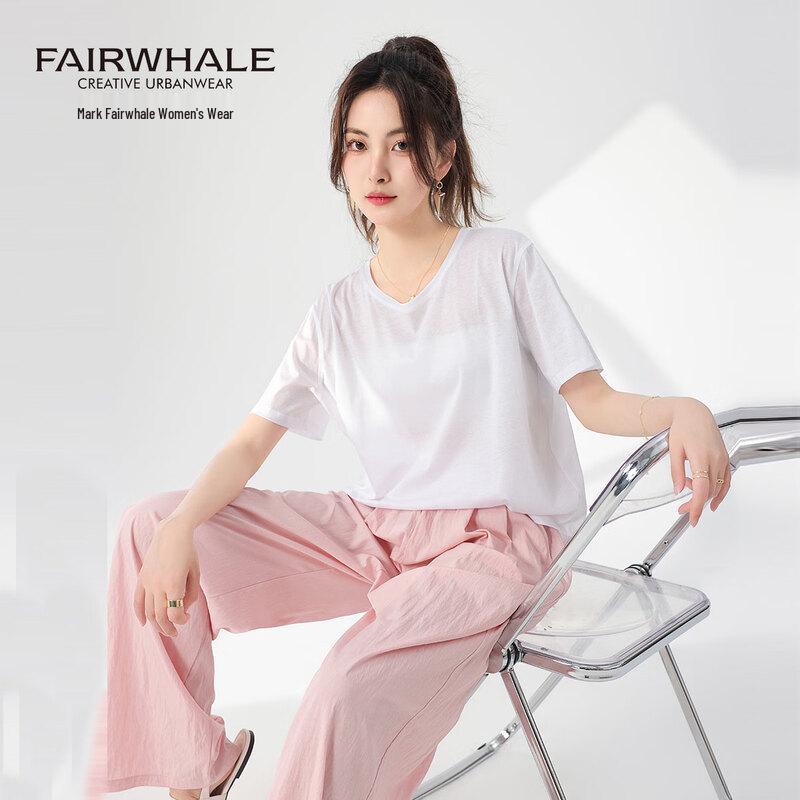 Mark Fairwhale Women's Silk Blend Loose Fit T-Shirt