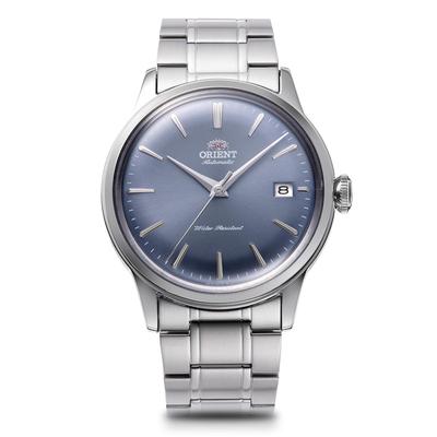 Часы Orient Watch Bambino Automatic Light с японской гарантией, мужские, синие, RN-AC0M10L, от производителя