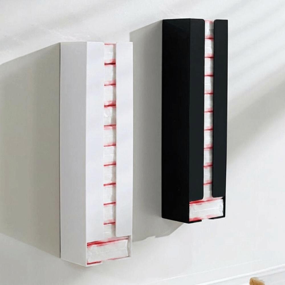 Wall Mounted Pocket Tissue Dispenser Plastic Mini Napkin Storage Box Kitchen