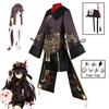 Hutao Cosplay Game Genshin Impact Cosplay Costume Hu Tao Chinese Style Uniform Wig Set Halloween Costume Clothing for Women