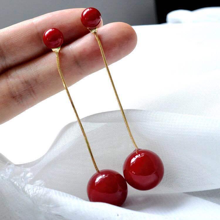 Элегантные корейские серьги-пусеты с кисточками из жемчуга Дондэмун - игла из серебра 925 пробы, дизайн с сохранением цвета для женщин