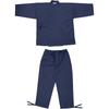 Kyoetsu Men's Samue Traditional Clothing Large Size Summer Winter Blue