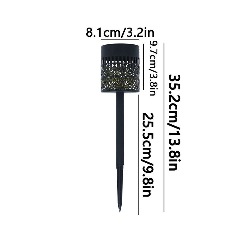 Садовые фонари из кованого железа с пионами (2-Pack)