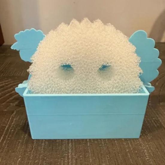 Держатель для губок в виде курицы для кухонной раковины, 3D-печать, в форме курицы, органайзер для раковины с дренажным отверстием для ванной комнаты, кухни