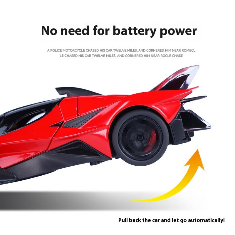 Игрушечная модель Apollo EVO из сплава масштаба 1/32 - Футуристичный дизайн, Звуковые и световые эффекты, Пружинный механизм - Идеально для детских игр