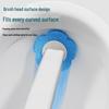 Disposable Antibacterial Toilet Brush Set with Replacement Heads