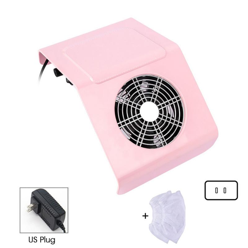 Машина для сбора пыли для ногтей, инструменты для маникюра, педикюра, сильный всасывающий инструмент для дизайна ногтей, 40 Вт, вентилятор для ногтей, пылесос для маникюра