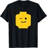 Подмигивающее лицо Winky Face Минифигурка Кирпичик Игрушка Футболка Футболка Унисекс Футболка