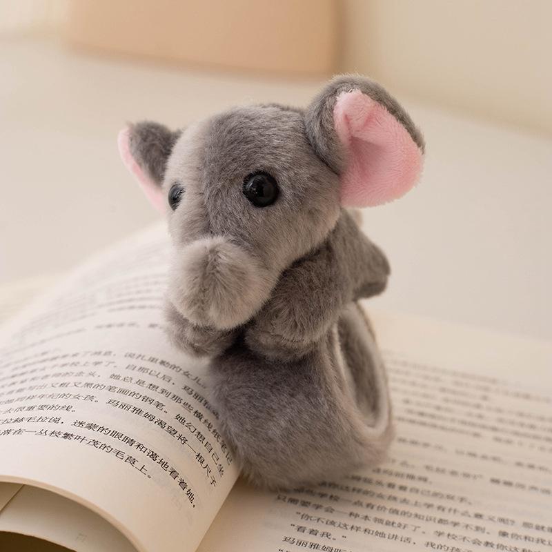 Мягкая игрушка в виде лесного животного, тигра, кольцо-защелка, креативный браслет, детские аксессуары на запястье, подарок в виде зоопарка