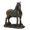 Carved Premium  Horse Figurine Cold Cast Bronze Decorative Resin Statue