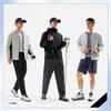 Li Ning Color Block Толстовка с капюшоном на молнии Универсальная спортивная ветровка Мужская верхняя одежда AFDW079-11