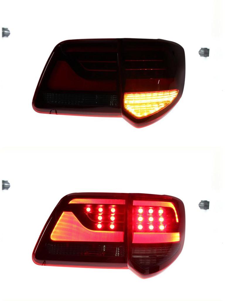 LED Taillight Assembly for 2011-2015 Toyota Fortuner - Modified Light Guide with Daytime Running Light