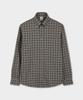 Рубашка BROOKS BROTHERS из твила в клетку, не требующая глажки (серый) (Bbthmmg307)