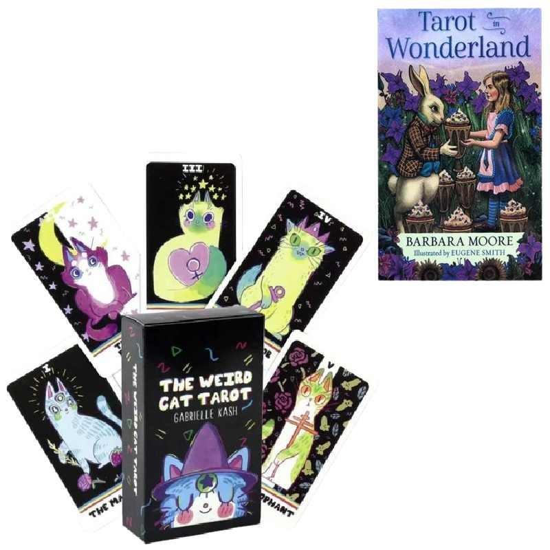 The Cat Weird Tarot In Wonderland Board Game Cards Party Game Card Casual Prop