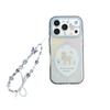 Korean Plaid Floral Sheep iPhone 16/15 Pro Max Case for Women