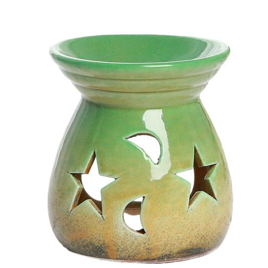 Ceramic Wax Melt Warmer Essential Fragrance Oil Diffuser Small Tea Light Candle Holder Desk Incense Aroma Burner for Home Bedroom Decor