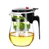 New 500ml Heat Resistant Glass Teapot With Removable Filter Tea Set 1 Tea Pot 2 Teacup Tea Pot Good Clear Kettle Filte