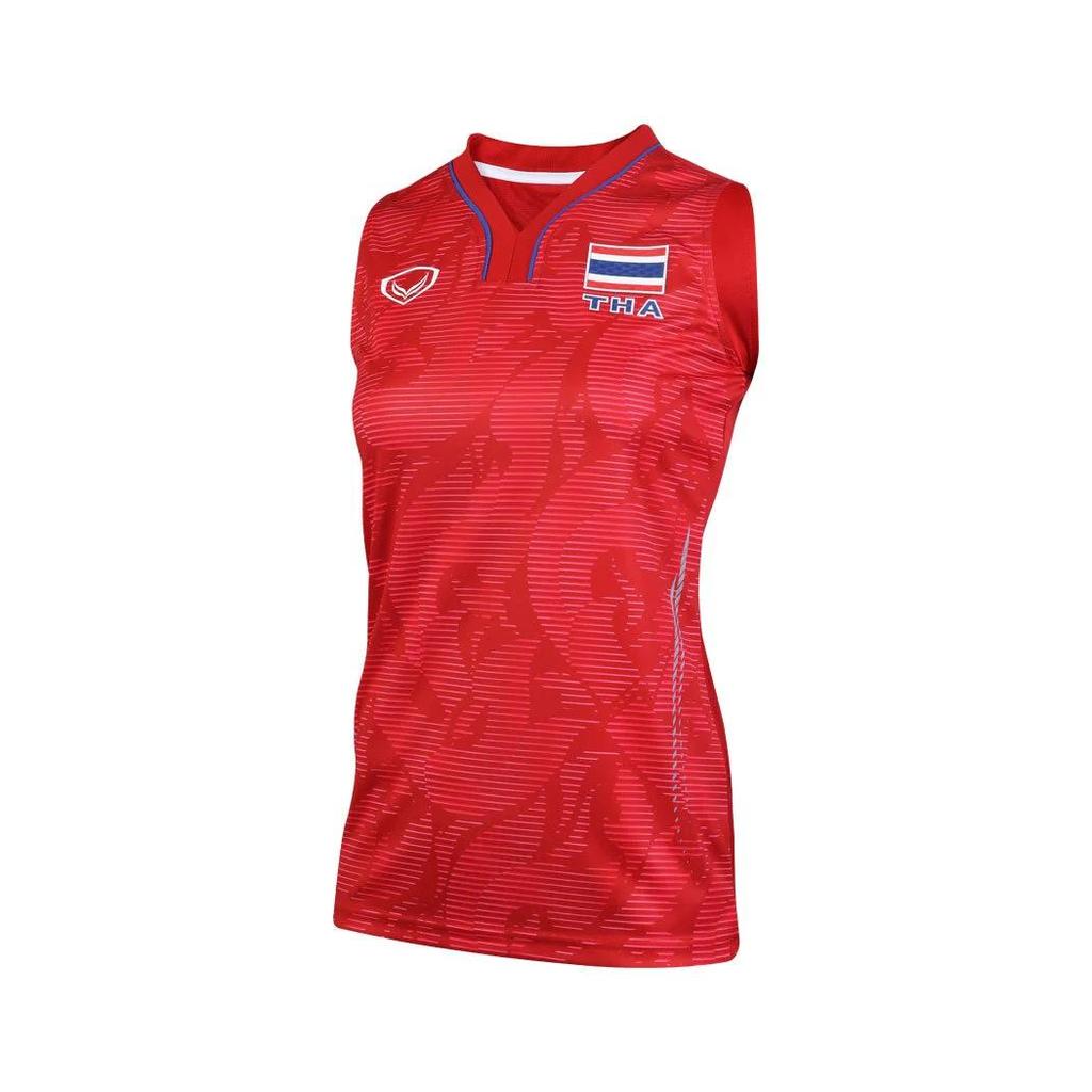 Женская волейбольная трикотажная рубашка National Grand Sport, сборная Таиланда, Азиатские игры 2022, 100% полиэстер