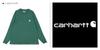 Футболка Carhartt carhartt с длинным рукавом и карманом WORKER POCKET LS K126 белая M Футболка ФУТБОЛКИ [item]