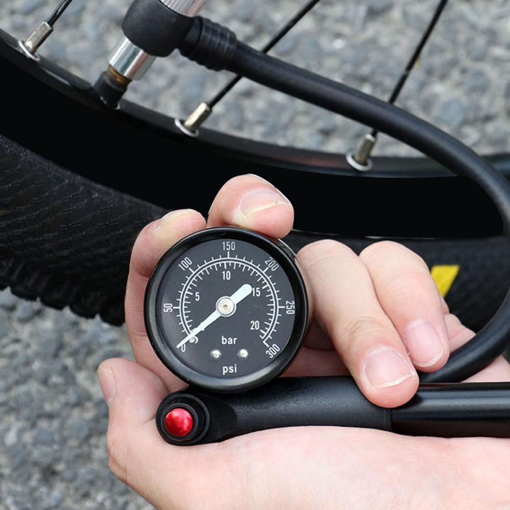 300PSI High Pressure Shock Pump Aluminum Alloy Bike Suspension Pump Suspension Air Chamber