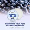 OIVOLII Blueberry Fragrance Dog Paw Balm Light Beige Safe For Sensitive Skin Fast Acting Protection Easy Application