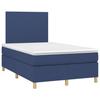 VidaXL Slat Bed Base with Mattress and LED, Upholstered Bed, Double Bed, Adult Bed for Interior Bedroom, 3135267