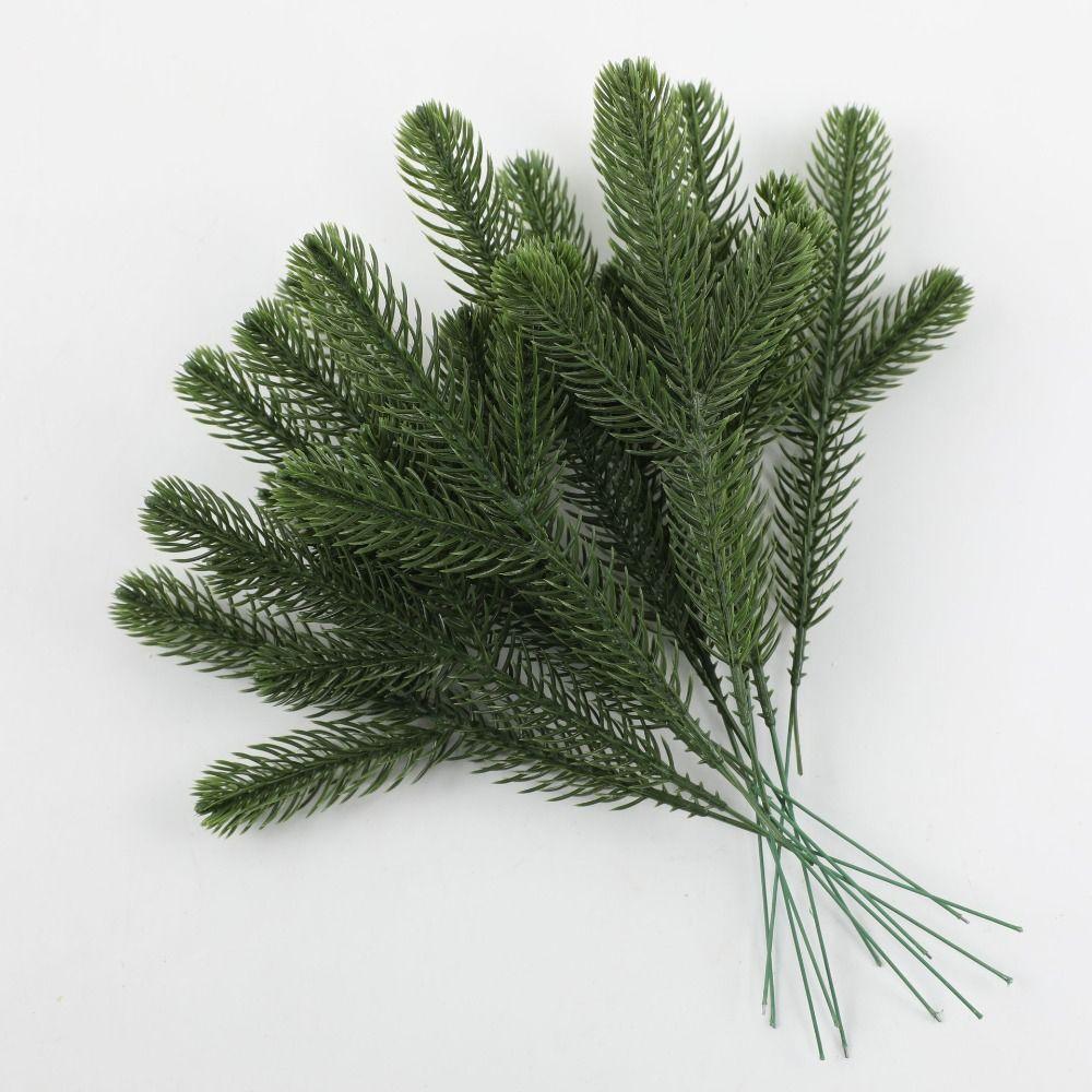 24 шт. Домашний DIY Венок Рождественская Елка Сосновые Ветви Украшение для Рождественской Елки Рождественский Венок