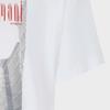 Emporio Armani Женская футболка с коротким рукавом и графическим принтом, круглый вырез, белая 8N2T8A2-JFJZ1-0100